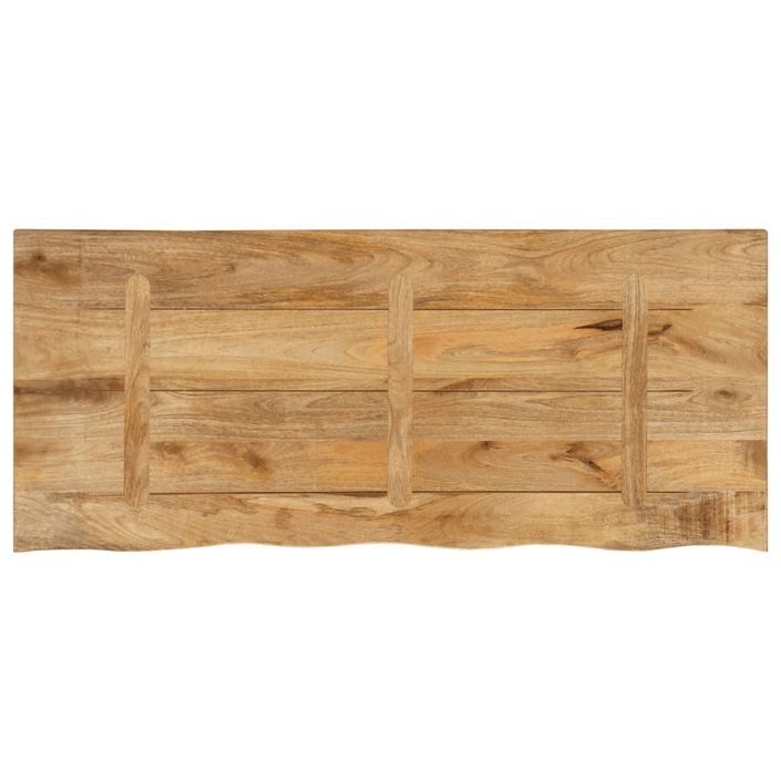 Dessus de table 140x60x3,8 cm bord vivant bois massif manguier - Photo n°5