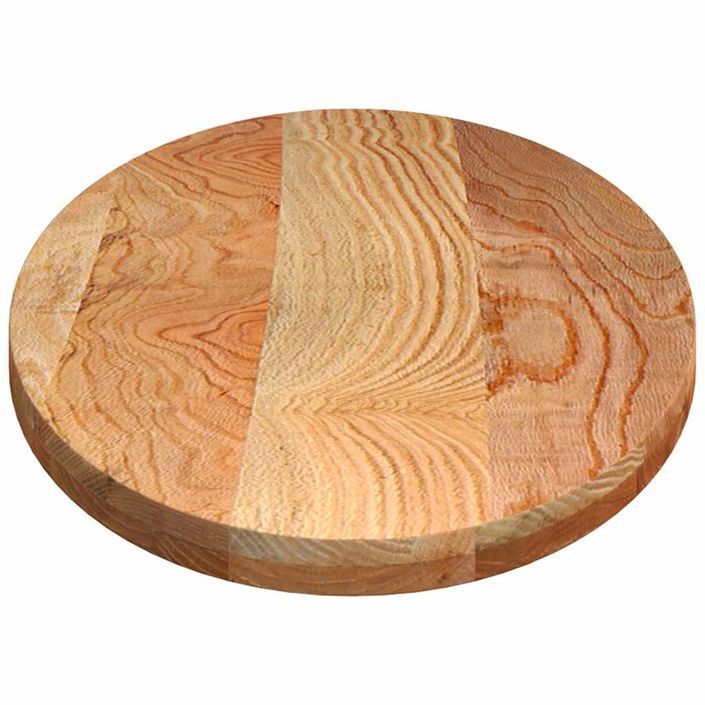 Dessus de table 140x60x4 cm bois de chêne massif ovale - Photo n°6