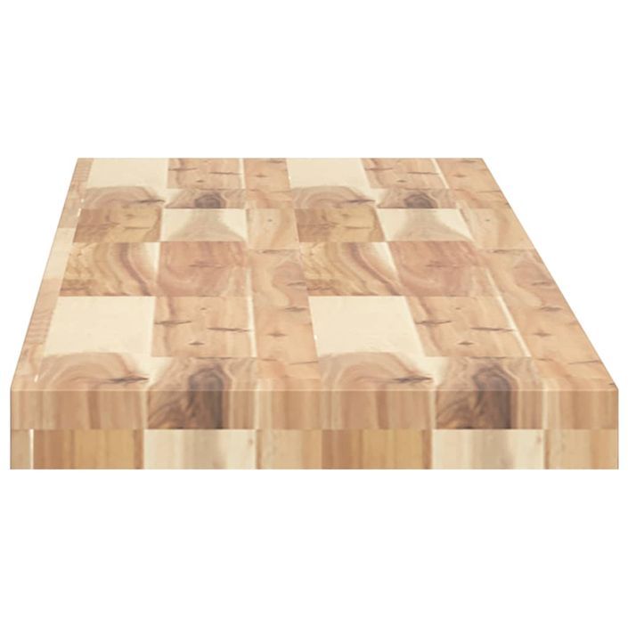 Dessus de table 160x30x4 cm rectangulaire bois massif d'acacia - Photo n°6