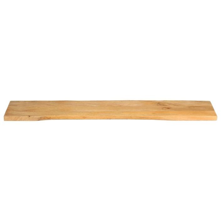 Dessus de table 160x40x3,8 cm bord vivant bois massif manguier - Photo n°3