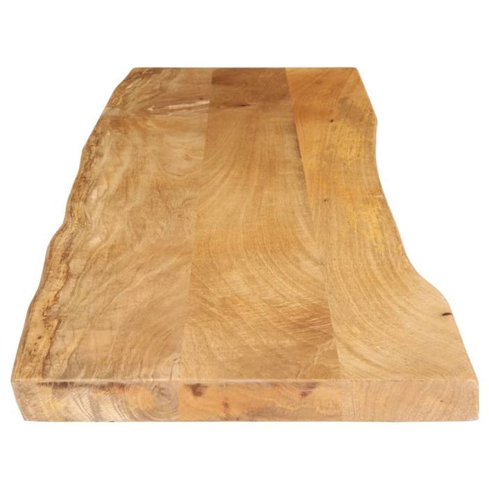 Dessus de table 160x40x3,8 cm bord vivant bois massif manguier - Photo n°4