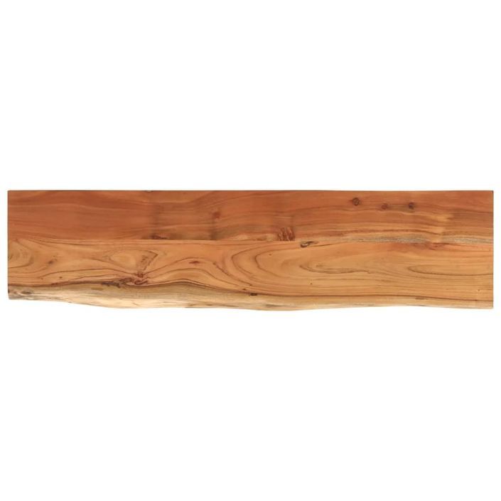 Dessus de table 160x40x3,8 cm rectangulaire bois massif acacia - Photo n°2