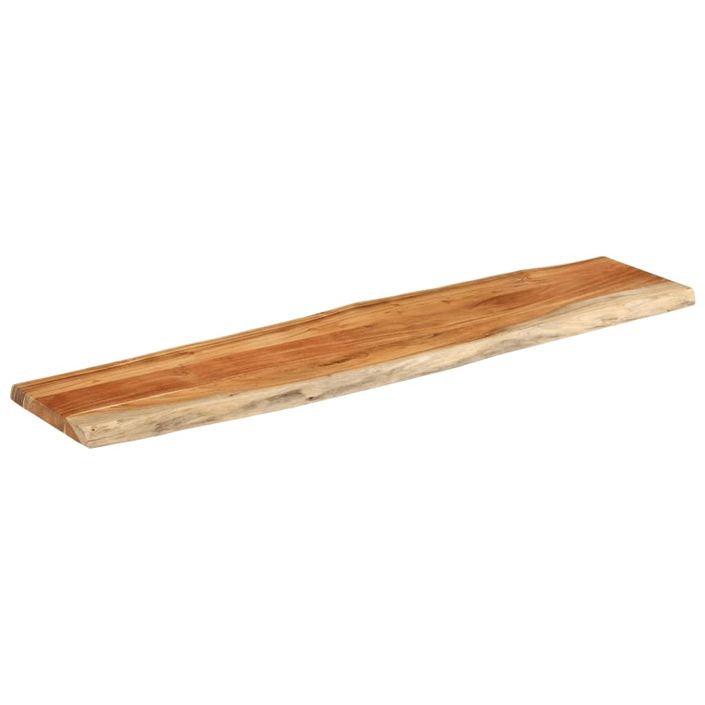 Dessus de table 160x40x3,8 cm rectangulaire bois massif acacia - Photo n°2