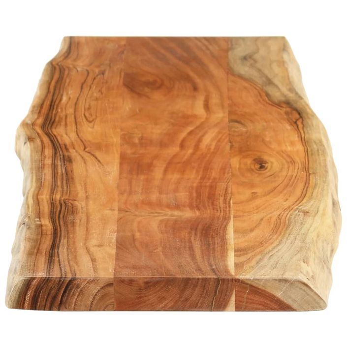 Dessus de table 160x40x3,8 cm rectangulaire bois massif acacia - Photo n°4