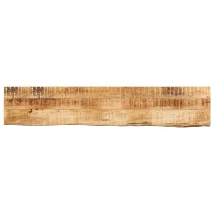 Dessus de table 180x40x2,5 cm bord vivant bois massif manguier - Photo n°1