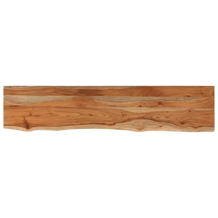 Dessus de table 180x40x2,5 cm rectangulaire bois massif acacia - Photo n°2