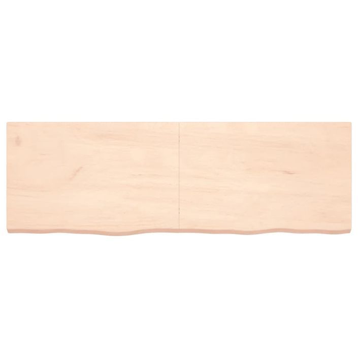 Dessus de table 180x60x6 cm bois de chêne massif non traité - Photo n°3