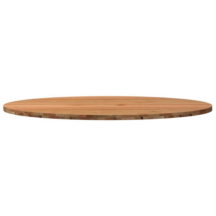 Dessus de table 180x90x4 cm bois de chêne massif ovale - Photo n°3