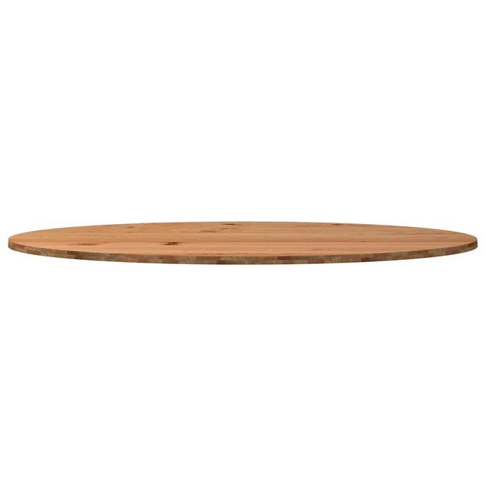 Dessus de table 240x100x4 cm bois de chêne massif ovale - Photo n°3