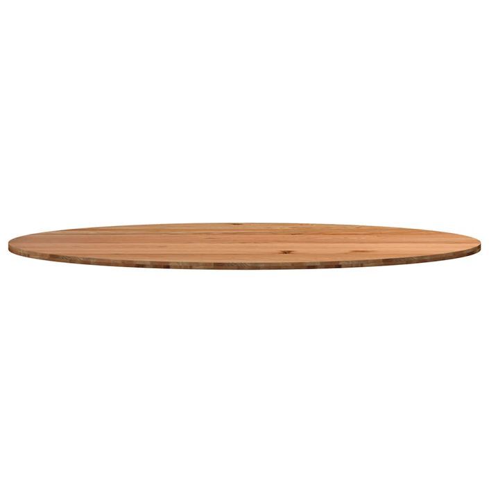 Dessus de table 280x120x4 cm bois de chêne massif ovale - Photo n°3