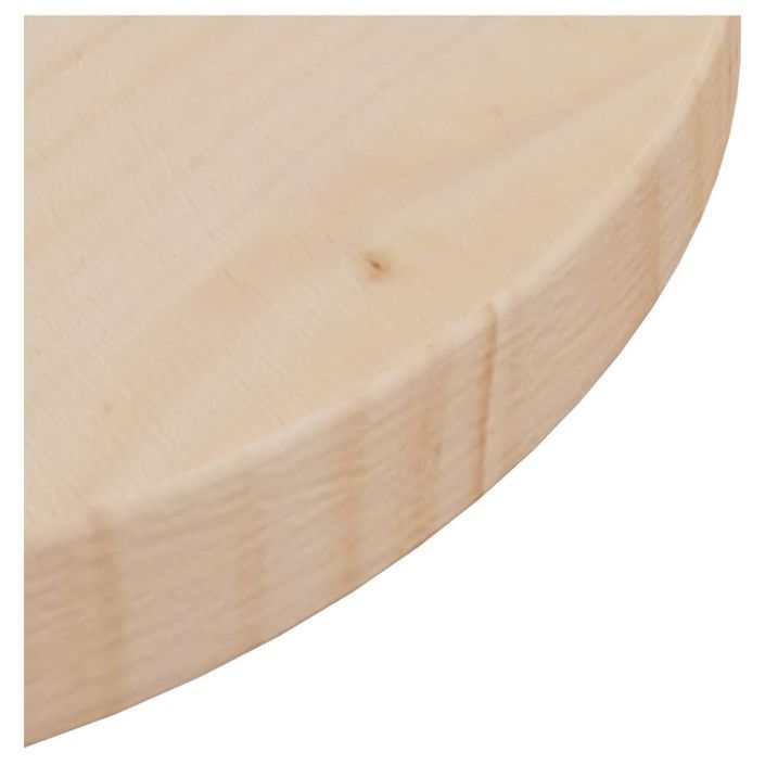 Dessus de table Ø30x2,5 cm Bois de pin massif - Photo n°4