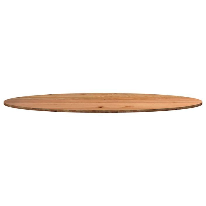 Dessus de table 320x120x4 cm bois de chêne massif ovale - Photo n°3