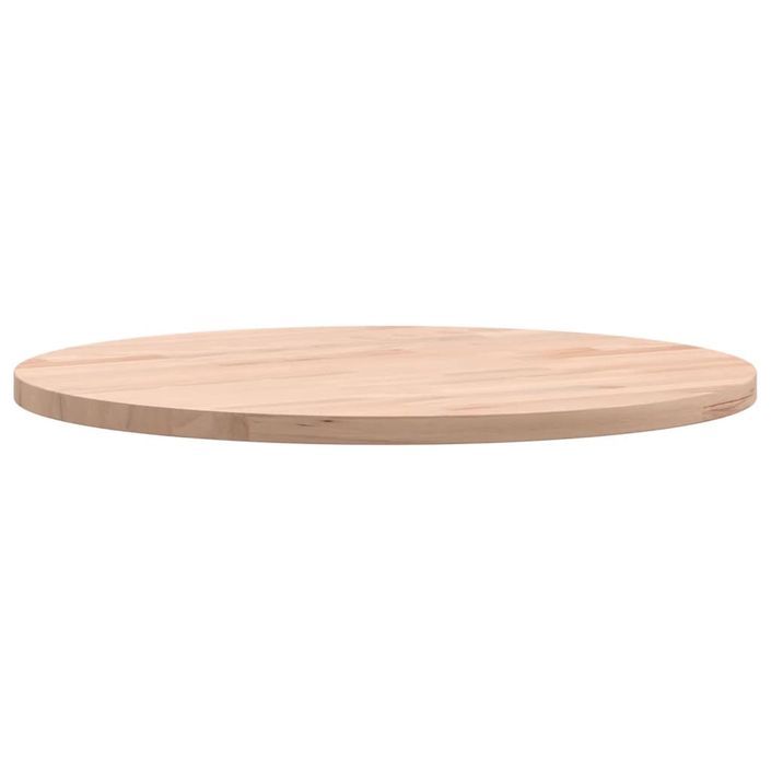 Dessus de table Ø40x1,5 cm rond bois massif de hêtre - Photo n°5