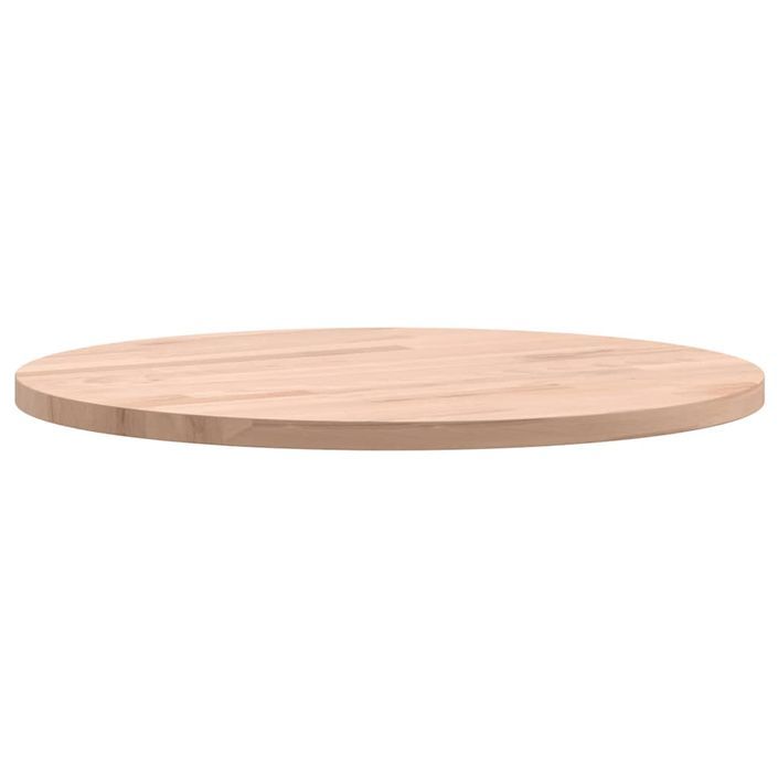 Dessus de table Ø40x1,5 cm rond bois massif de hêtre - Photo n°6