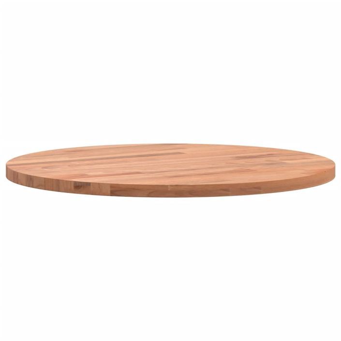 Dessus de table Ø40x1,5 cm rond bois massif de hêtre - Photo n°5