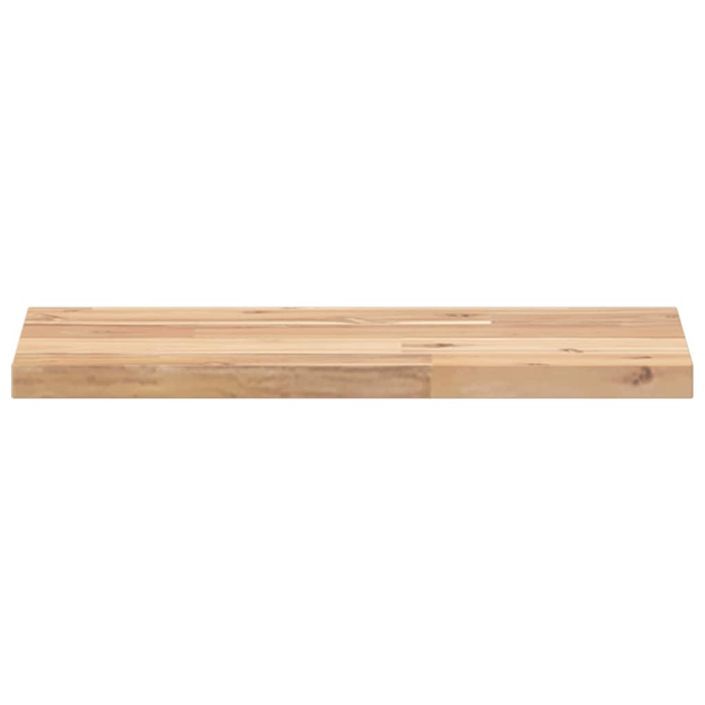 Dessus de table 40x20x2 cm rectangulaire bois massif d'acacia - Photo n°4