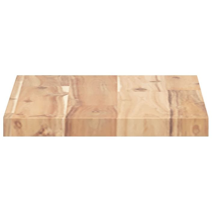 Dessus de table 40x20x2 cm rectangulaire bois massif d'acacia - Photo n°6