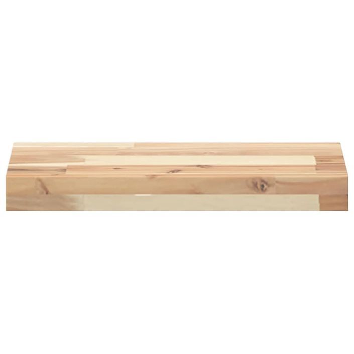 Dessus de table 40x20x4 cm rectangulaire bois massif d'acacia - Photo n°4