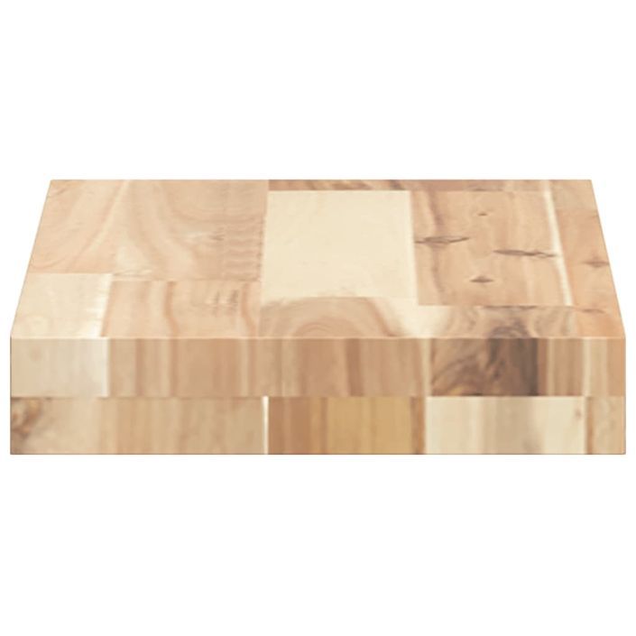 Dessus de table 40x20x4 cm rectangulaire bois massif d'acacia - Photo n°6