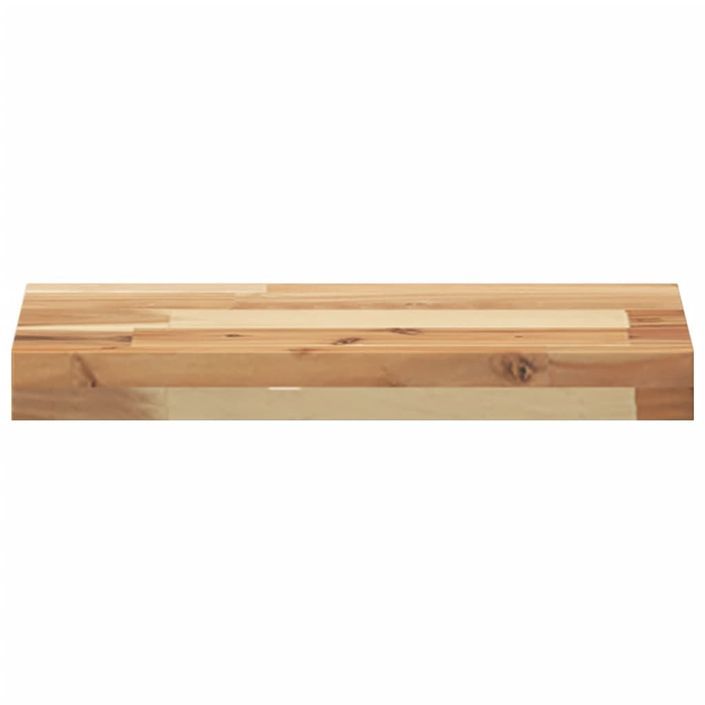 Dessus de table 40x20x4 cm rectangulaire bois massif d'acacia - Photo n°4