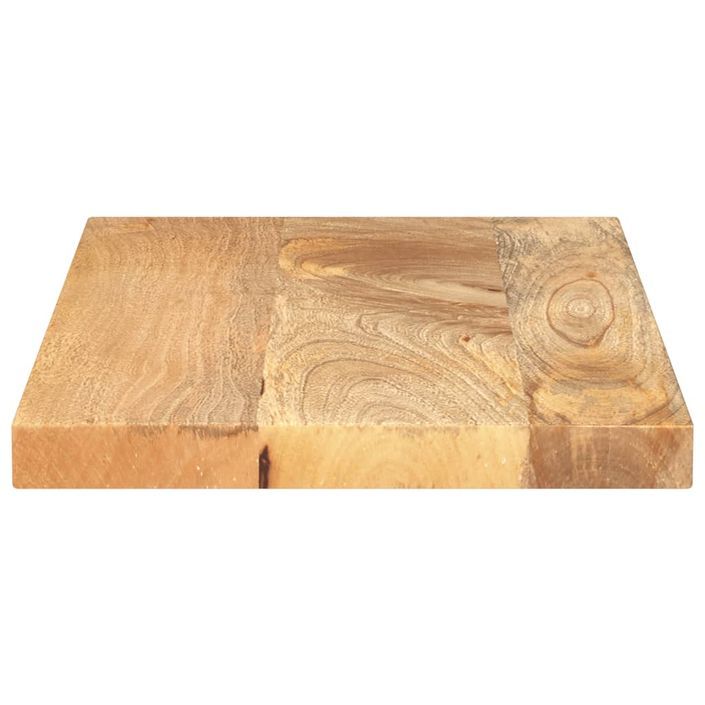 Dessus de table 40x30x2,5 cm rectangulaire bois massif manguier - Photo n°4