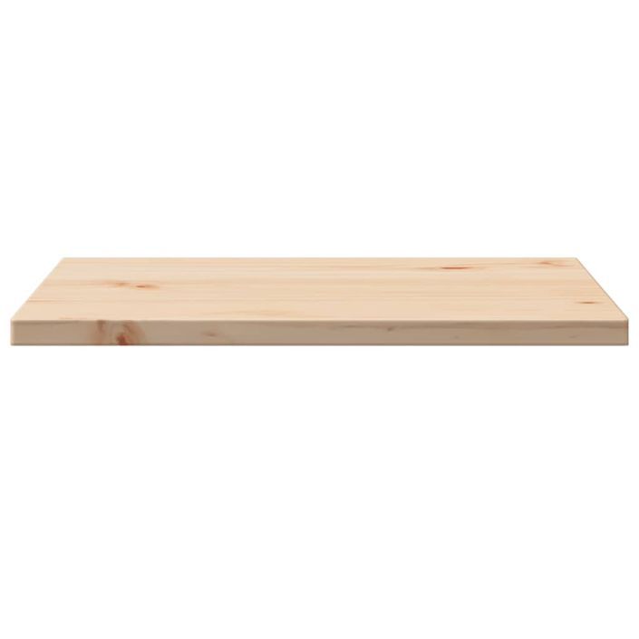 Dessus de table 40x40x1,7 cm carré bois de pin massif - Photo n°5