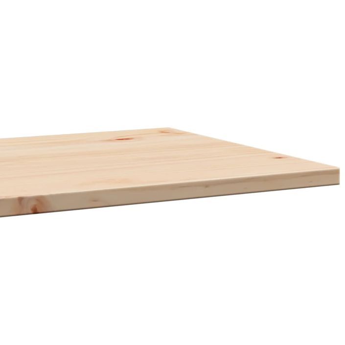 Dessus de table 40x40x1,7 cm carré bois de pin massif - Photo n°7