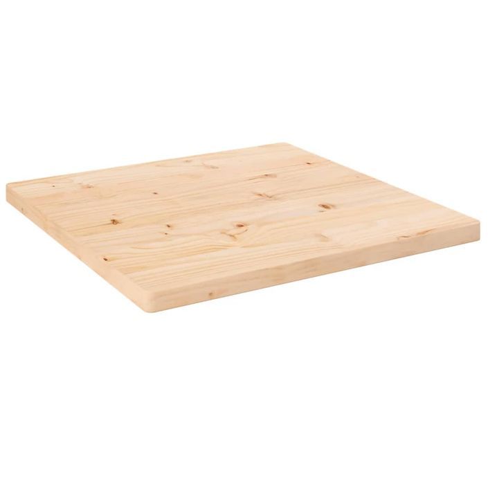 Dessus de table 40x40x2,5 cm bois de pin massif - Photo n°1