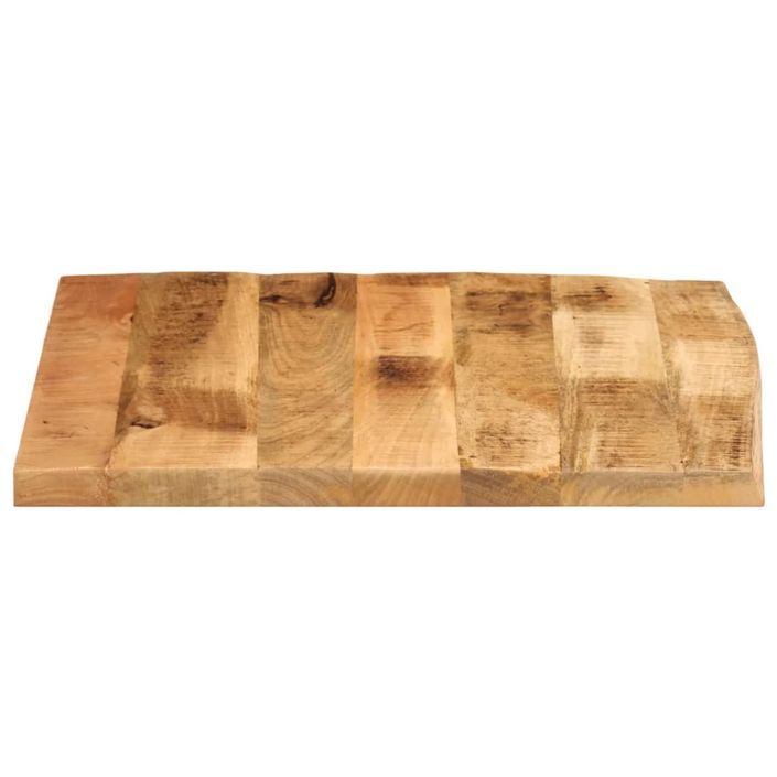 Dessus de table 40x40x2,5 cm bord vivant bois massif manguier - Photo n°4