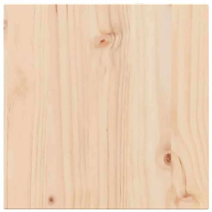 Dessus de table 40x40x2,5 cm carré bois de pin massif - Photo n°2