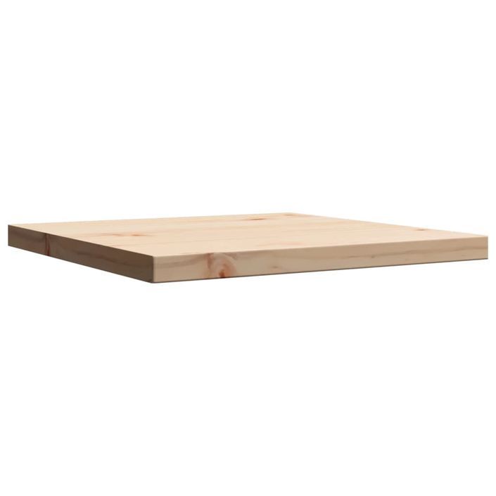 Dessus de table 40x40x2,5 cm carré bois de pin massif - Photo n°4