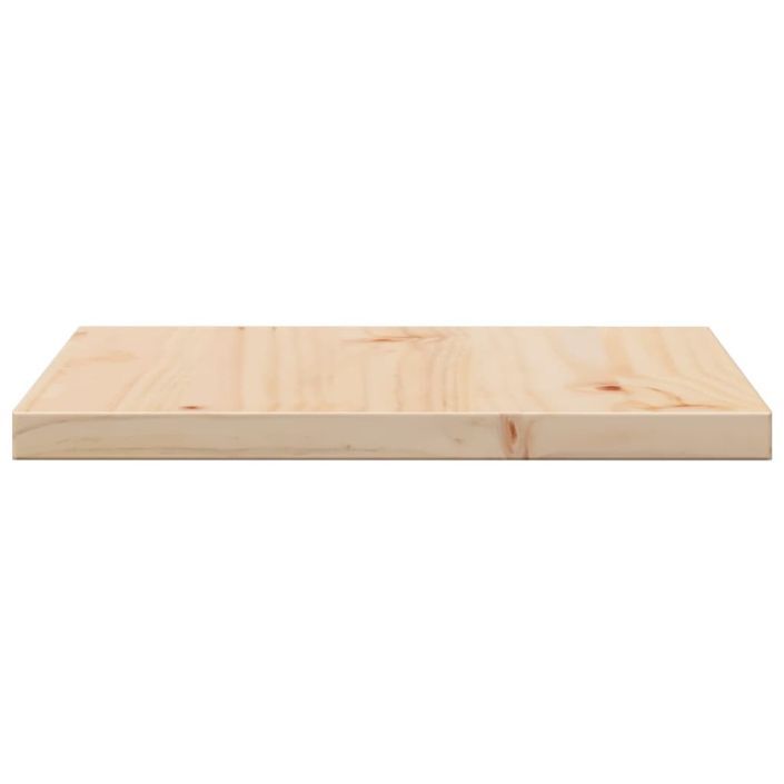 Dessus de table 40x40x2,5 cm carré bois de pin massif - Photo n°6