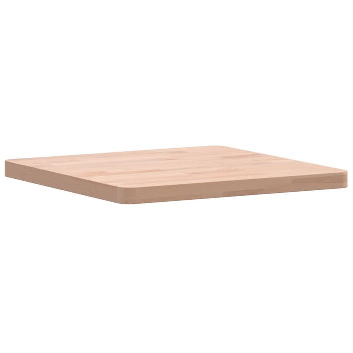 Dessus de table 40x40x2,5 cm carré bois massif de hêtre - Photo n°1