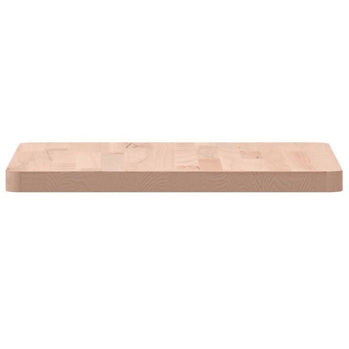 Dessus de table 40x40x2,5 cm carré bois massif de hêtre - Photo n°5