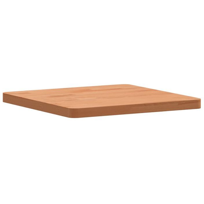 Dessus de table 40x40x2,5 cm carré bois massif de hêtre - Photo n°1