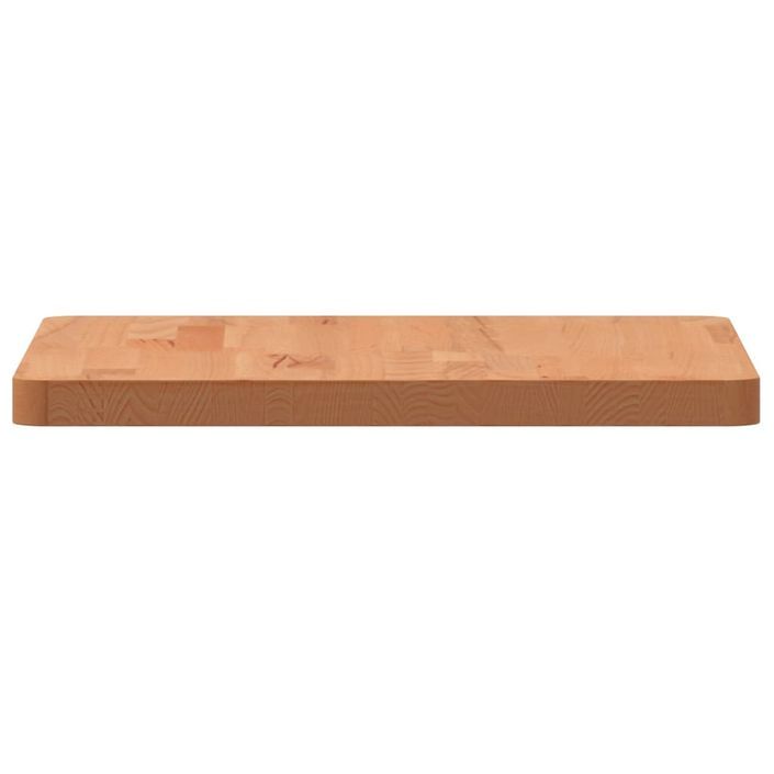 Dessus de table 40x40x2,5 cm carré bois massif de hêtre - Photo n°5