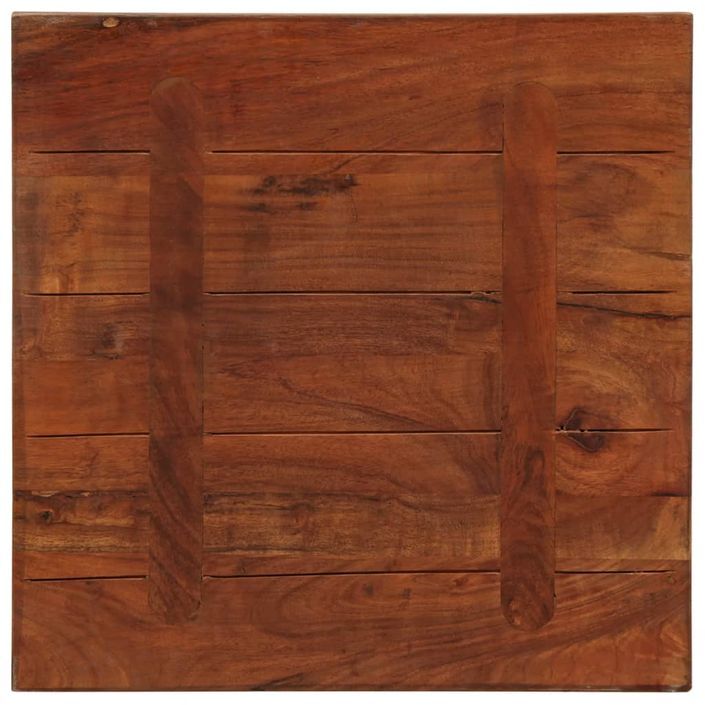 Dessus de table 40x40x2,5 cm carré bois massif récupéré - Photo n°5