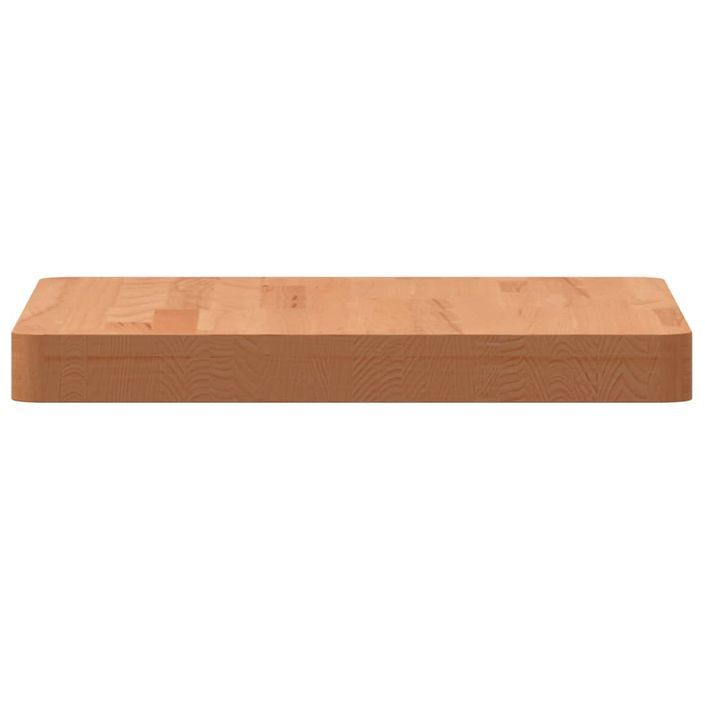 Dessus de table 40x40x4 cm carré bois massif de hêtre - Photo n°5