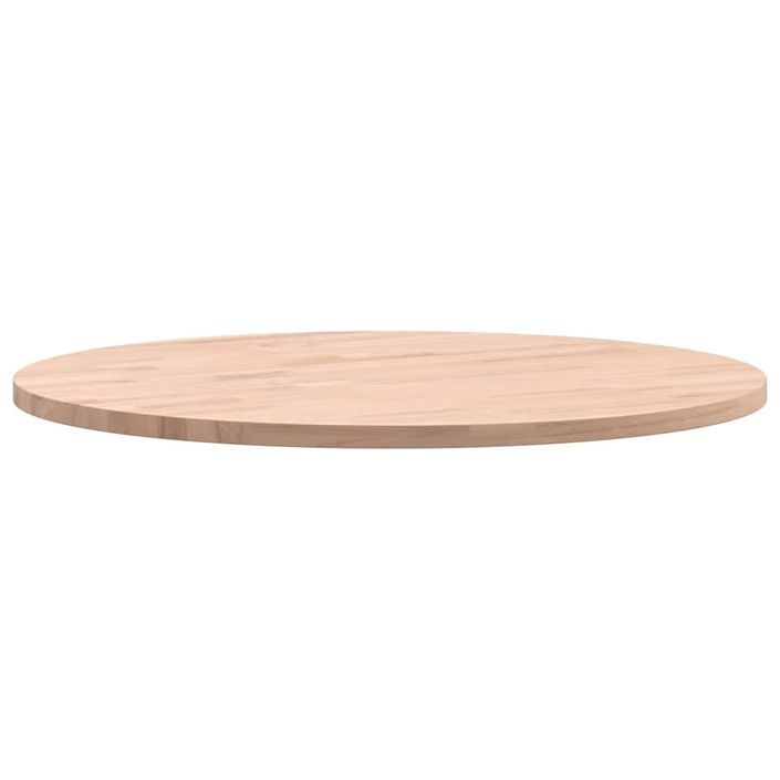 Dessus de table Ø50x1,5 cm rond bois massif de hêtre - Photo n°5