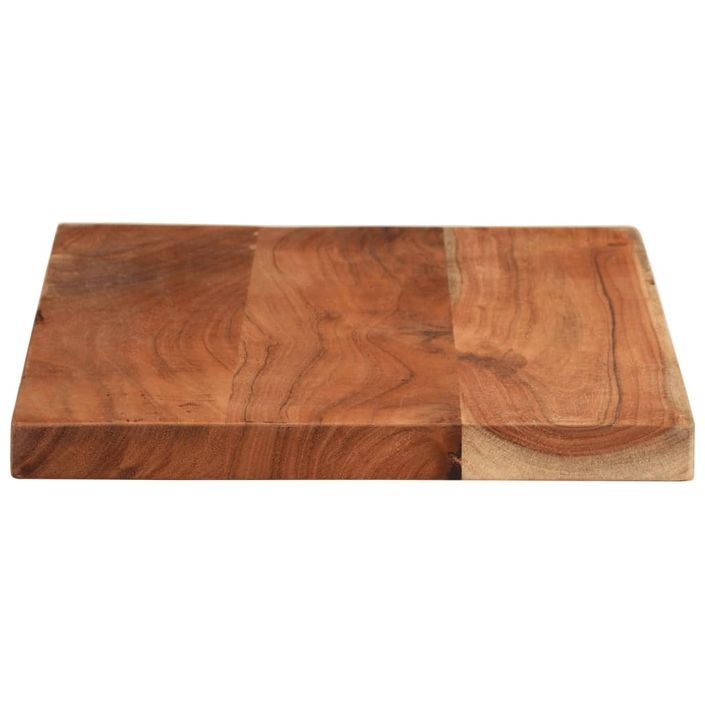 Dessus de table 50x20x2,5 cm rectangulaire bois massif d'acacia - Photo n°4