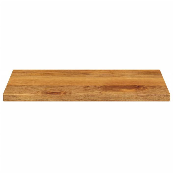 Dessus de table 50x20x2,5 cm rectangulaire bois massif manguier - Photo n°3