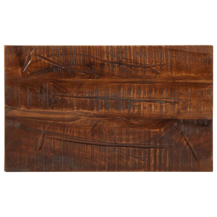 Dessus de table 50x20x2,5 cm rectangulaire bois massif récupéré - Photo n°1