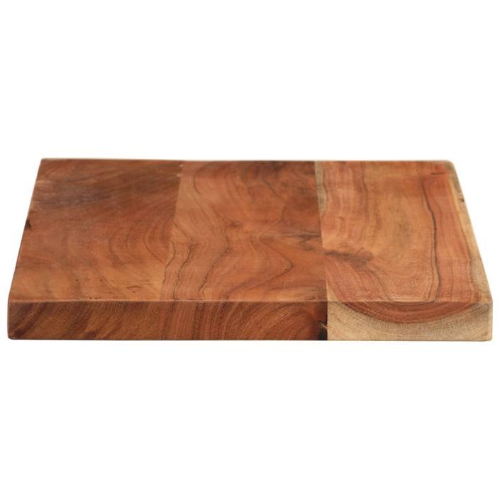 Dessus de table 50x40x2,5 cm rectangulaire bois massif d'acacia - Photo n°4