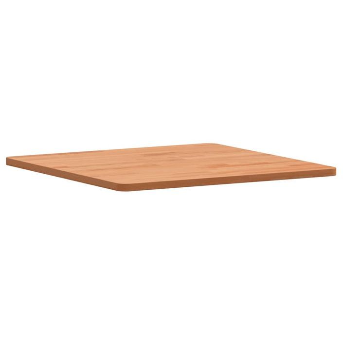 Dessus de table 50x50x1,5 cm carré bois massif de hêtre - Photo n°1