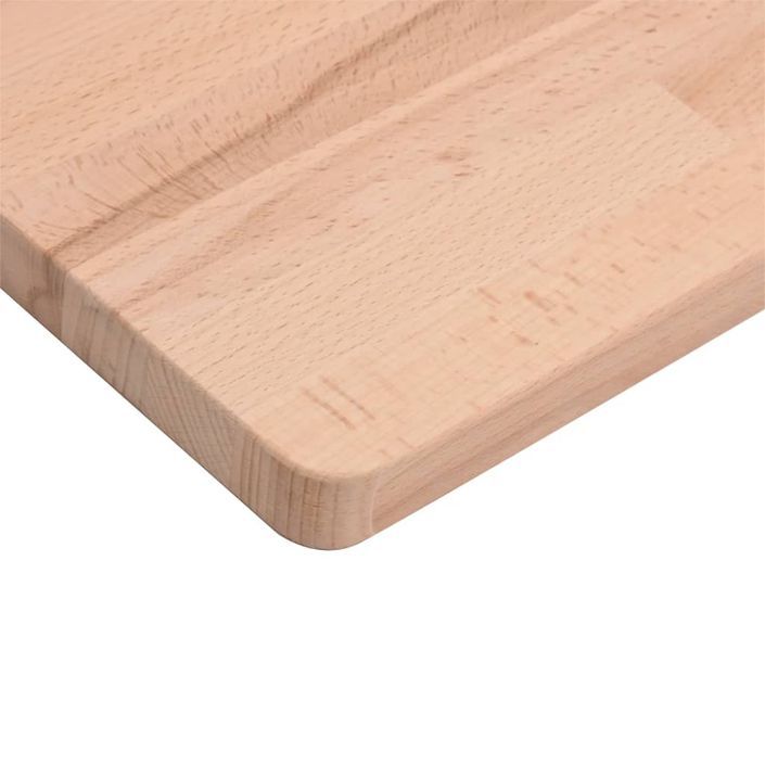 Dessus de table 50x50x1,5 cm carré bois massif de hêtre - Photo n°6