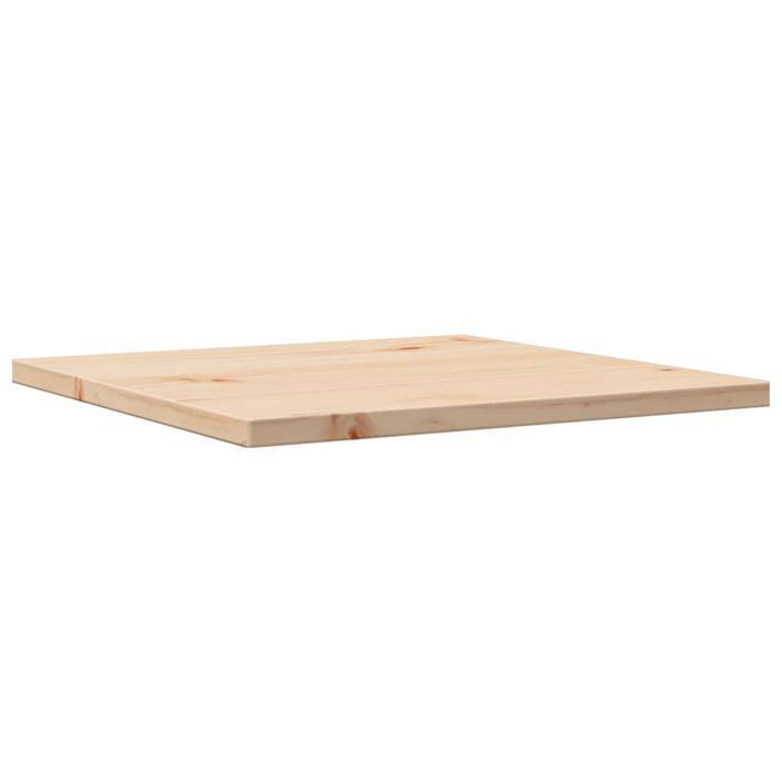 Dessus de table 50x50x1,7 cm carré bois de pin massif - Photo n°4