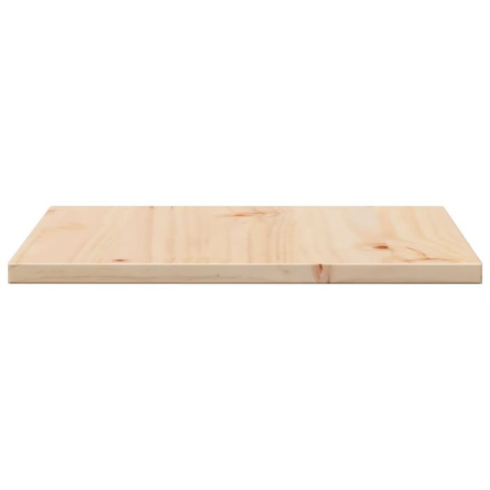 Dessus de table 50x50x1,7 cm carré bois de pin massif - Photo n°6