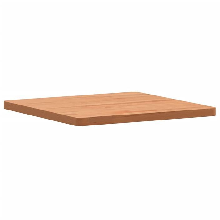 Dessus de table 50x50x2,5 cm carré bois massif de hêtre - Photo n°1