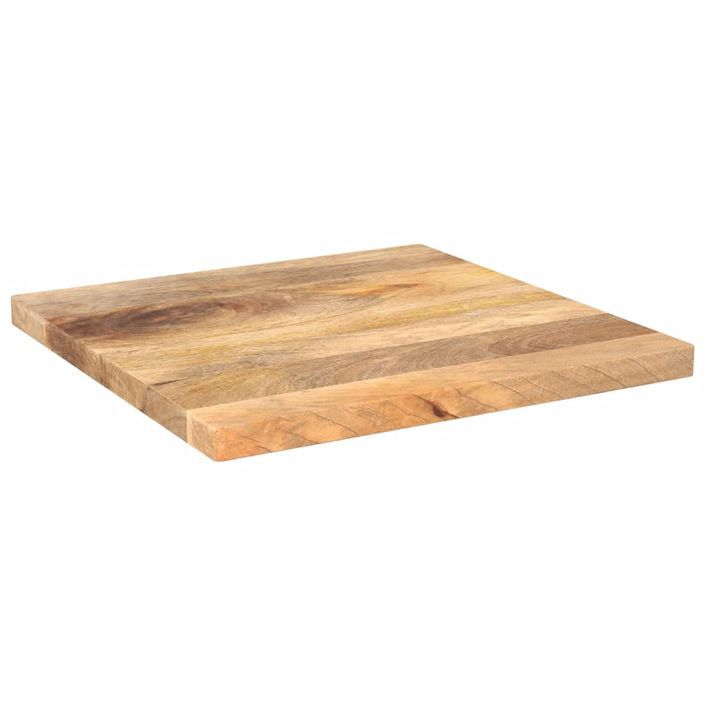 Dessus de table 50x50x2,5 cm carré bois massif de manguier - Photo n°2