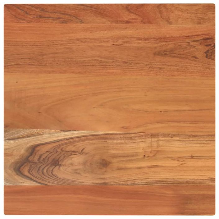 Dessus de table 50x50x3,8 cm carré bois massif d'acacia - Photo n°1